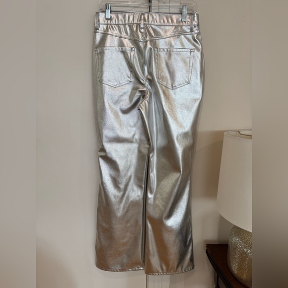 NWOT shiny silver “jeans” - Picture 4 of 4